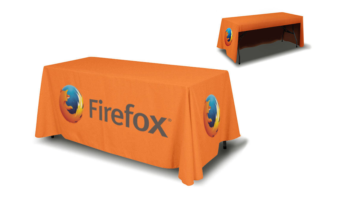 6' Digitally Printed Table Throw Cover